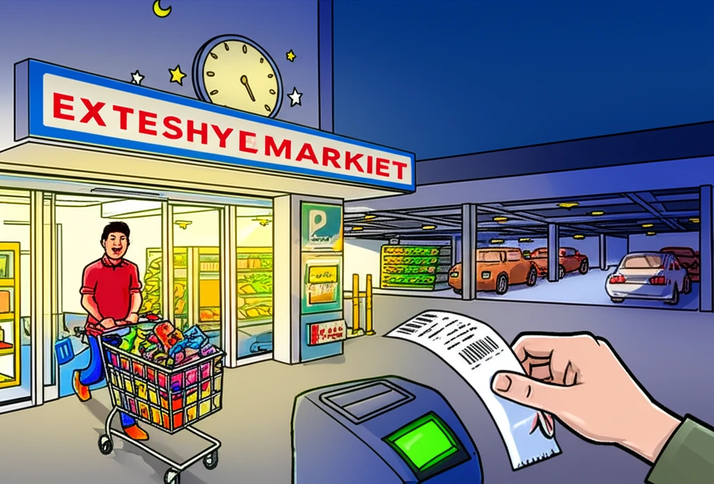 홈플러스 청주점 매장 내부 및 주차 안내 이미지